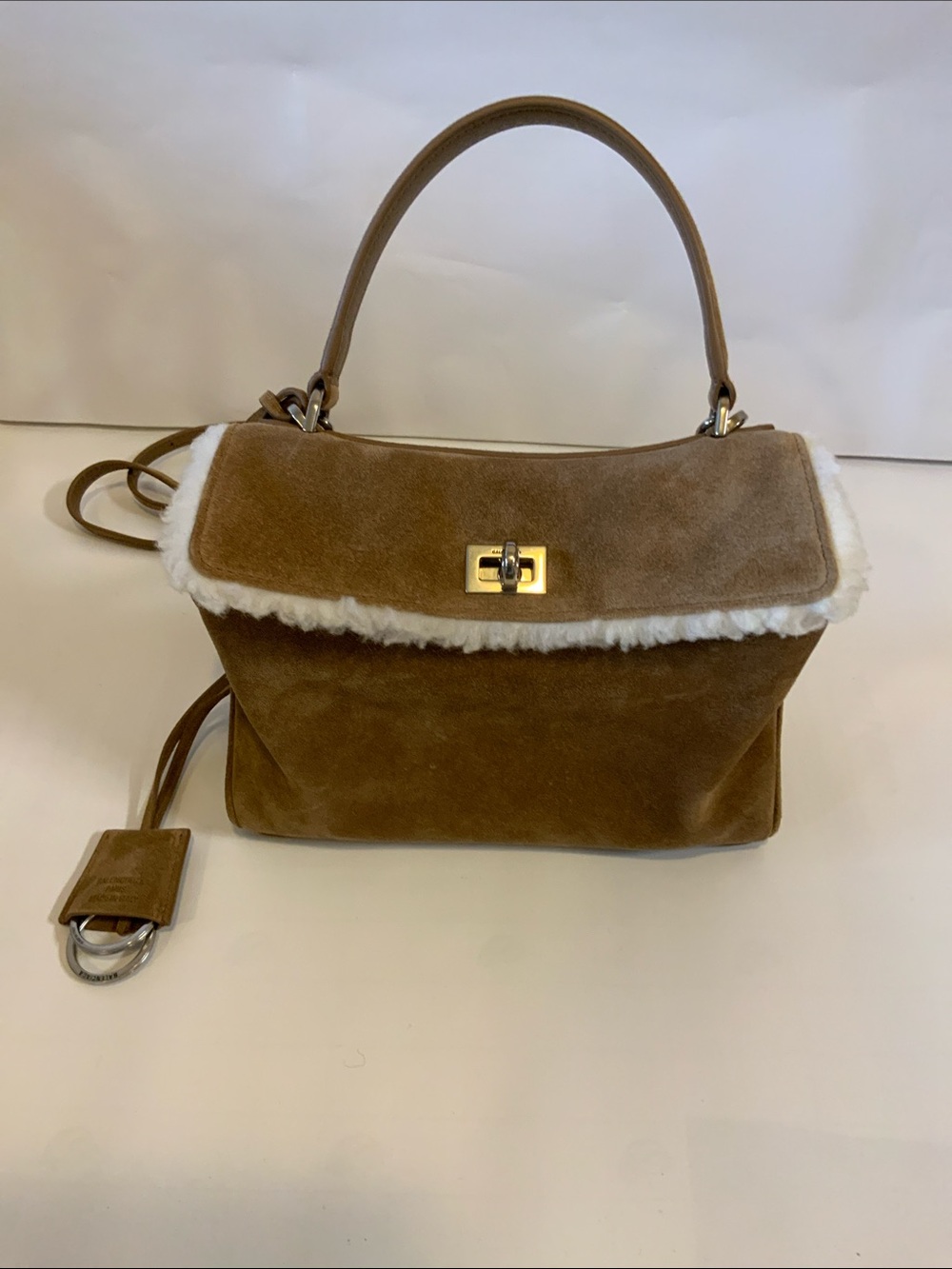 Women’s Rodeo Handbag Mini In Noce/White - Picture 2 of 13